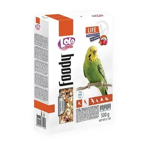 LOLO BASIC teljes értékű gyümölcstáp papagájoknak 500 g-os doboz